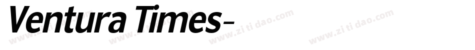 Ventura Times字体转换